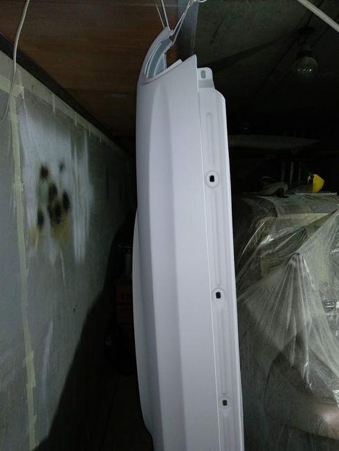 Primed fender - outside view from above