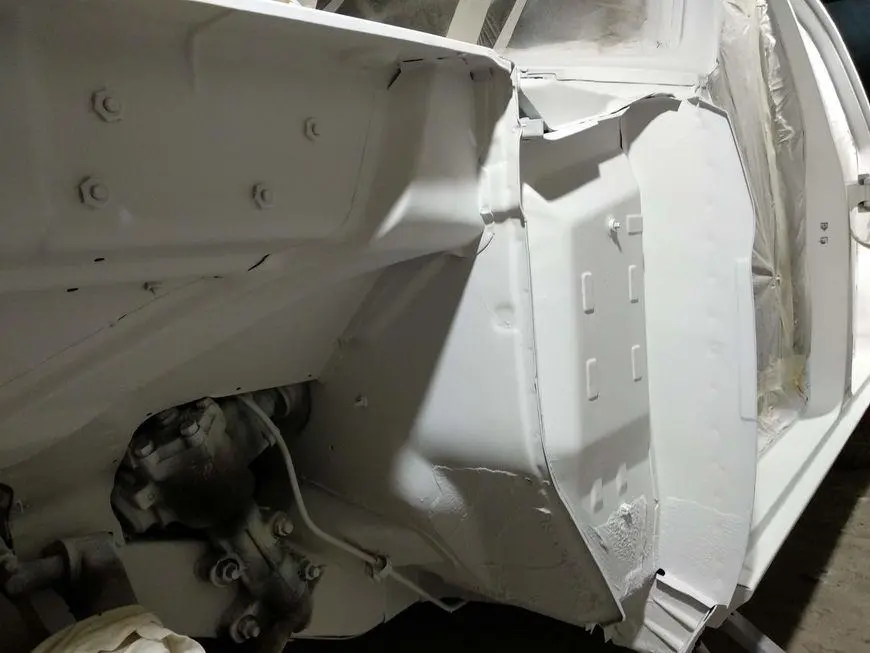 View of the primed front