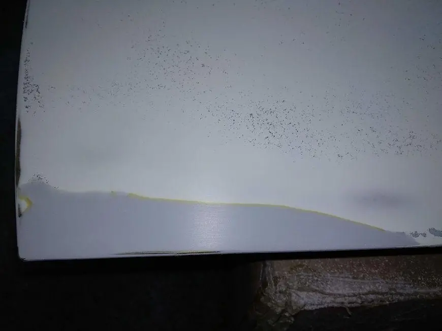 Sanded Front Door Corner - Right Angle View
