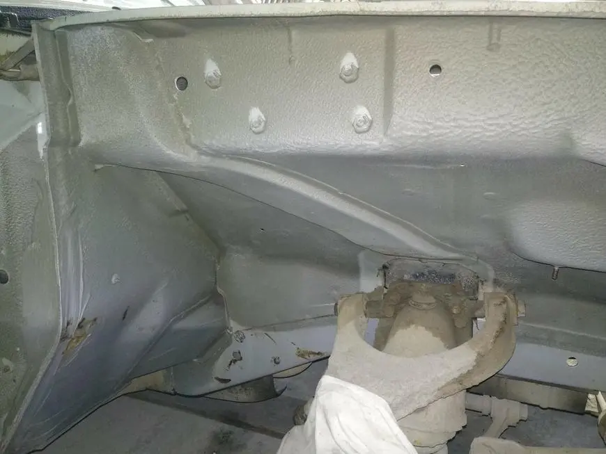 Body condition after cleaning from dirt and rust