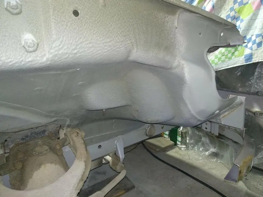 Body condition after cleaning from dirt and rust