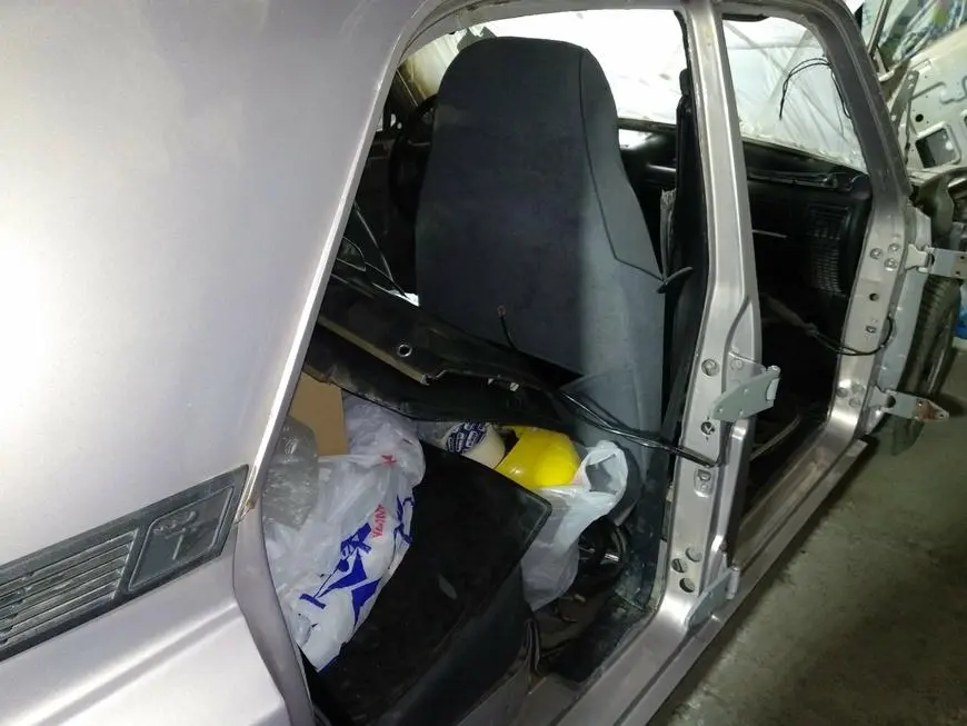 Body condition after cleaning from dirt and rust
