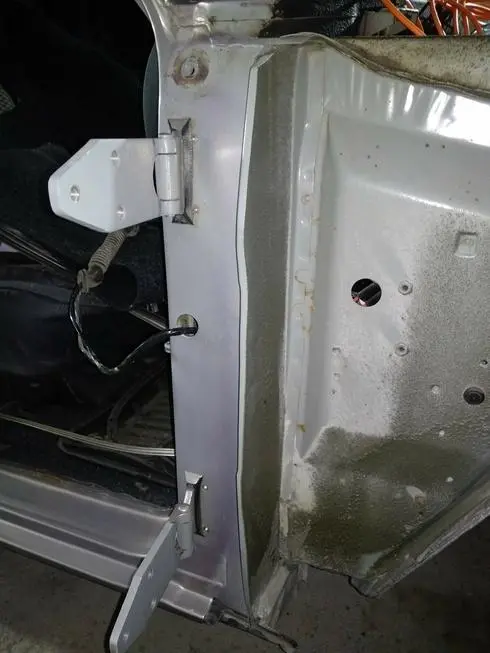 Body condition after cleaning from dirt and rust