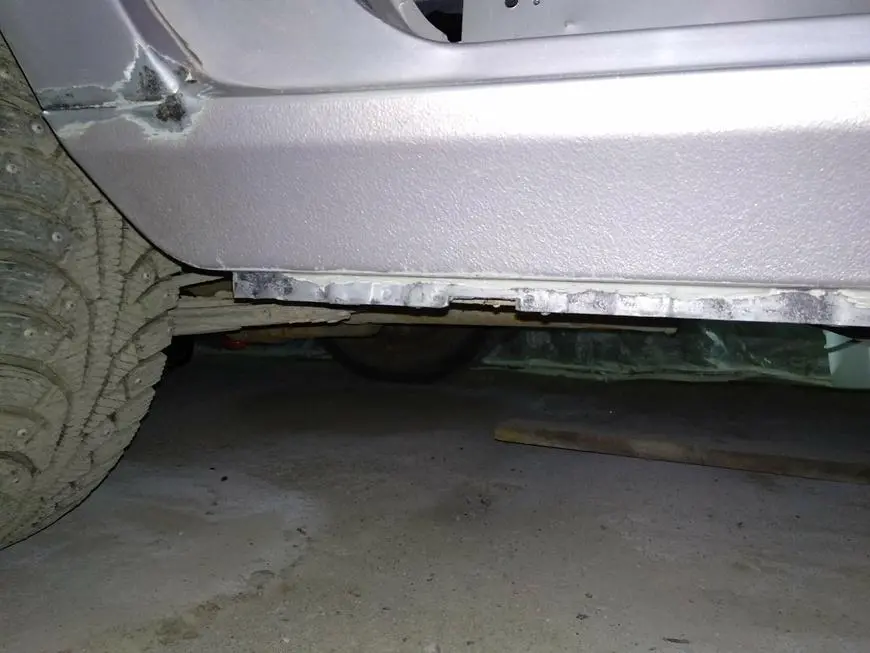 Body condition after cleaning from dirt and rust