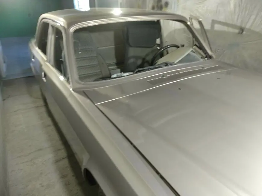 The result of painting the car body Volga