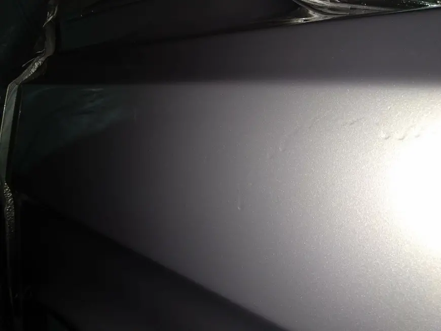 The result of painting the car body Volga
