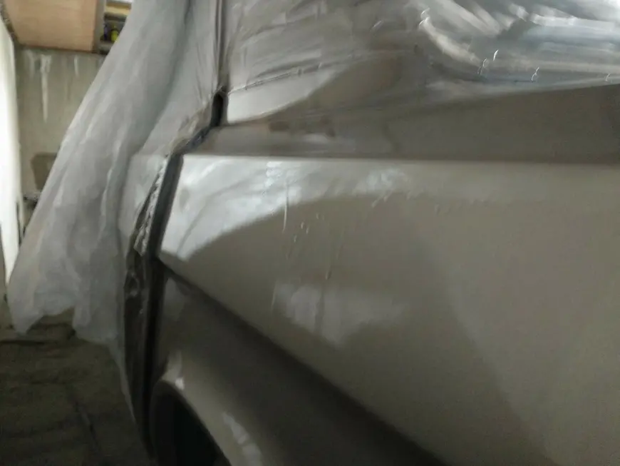The result of painting the car body Volga