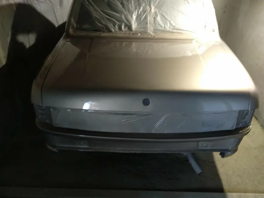 The result of painting the car body Volga