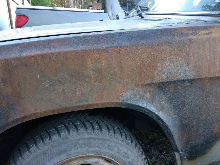 Left front fender