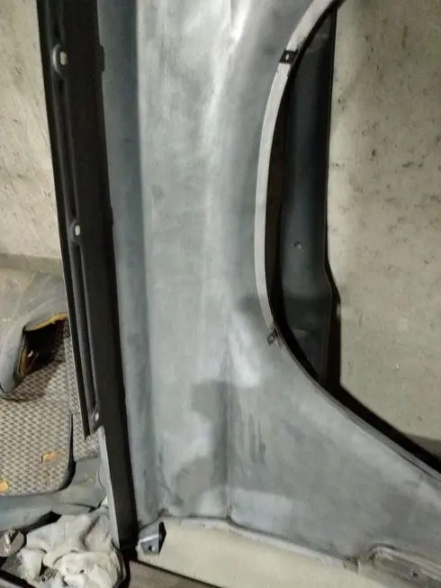 Final processing of the inner middle part of the wing