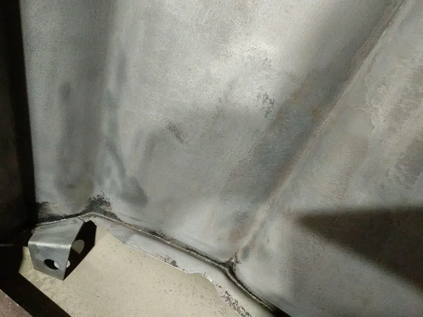 Quality of workmanship in a detailed examination of the inner rear part of the wing