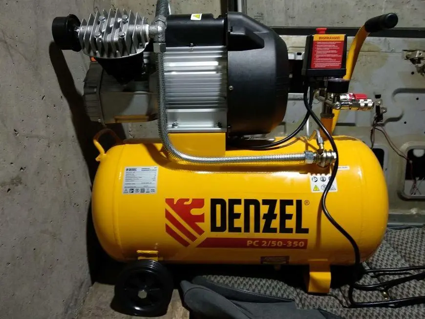 Compressor side view