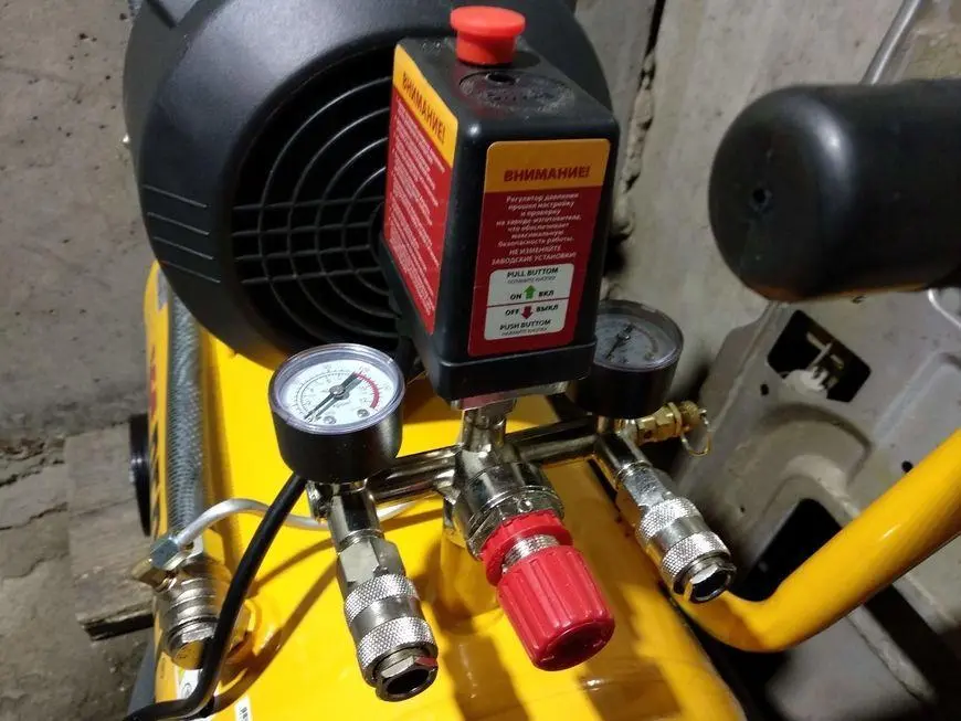 Compressor rear view